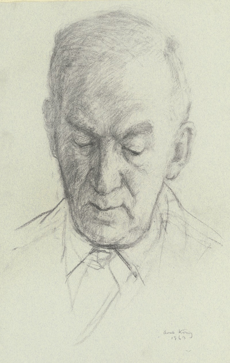 Arno König - Portrait of Benno Reifenberg II