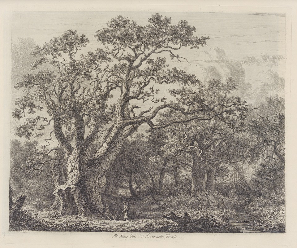 Jacob George Strutt - The King Oak In Savernake Forest
