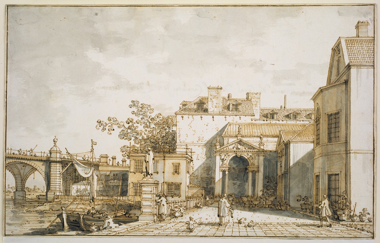 Canaletto - Capriccio with Reminiscences of Westminster Bridge and Richmond House