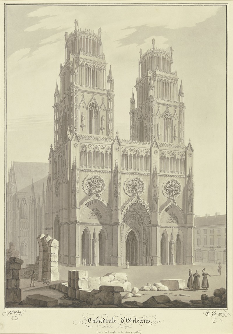 Carl Friedrich Heinrich Werner - Die Kathedrale Sainte-Croix d’Orléans