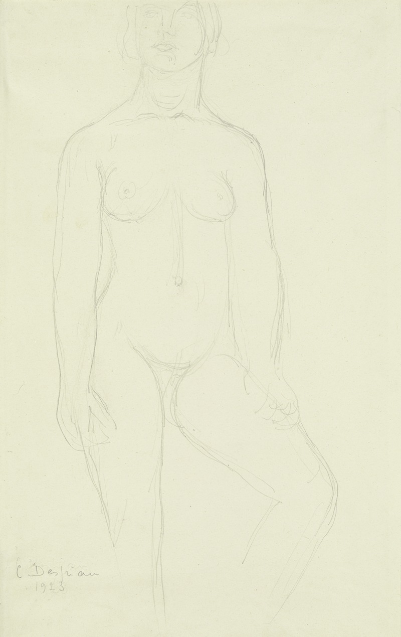 Charles Despiau - Female nude