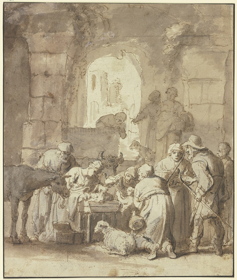 Claes Cornelisz. Moeyaert - Adoration of the shepherds