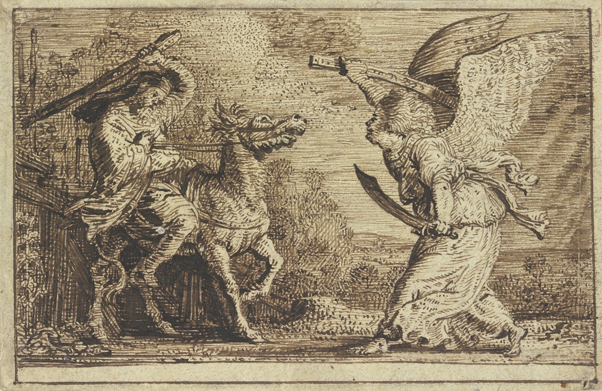 Claes Cornelisz. Moeyaert - The Angel Appears to Balaam