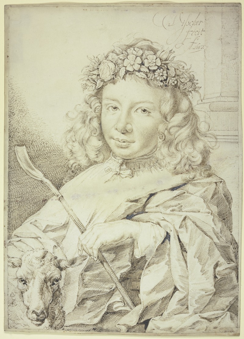 Cornelis Visscher - Bildnis eines Knaben als Hirtenjunge