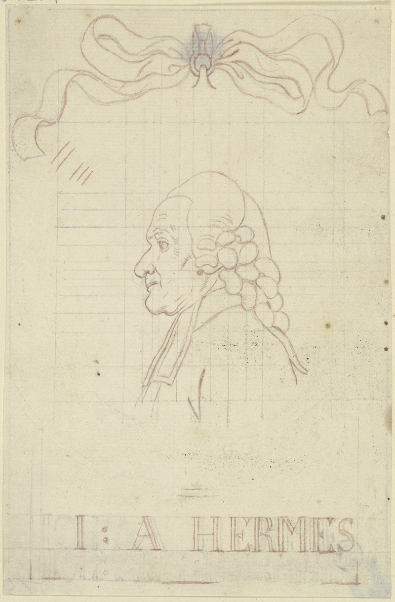 Daniel Nikolaus Chodowiecki - Bildnis des Johann August Hermes