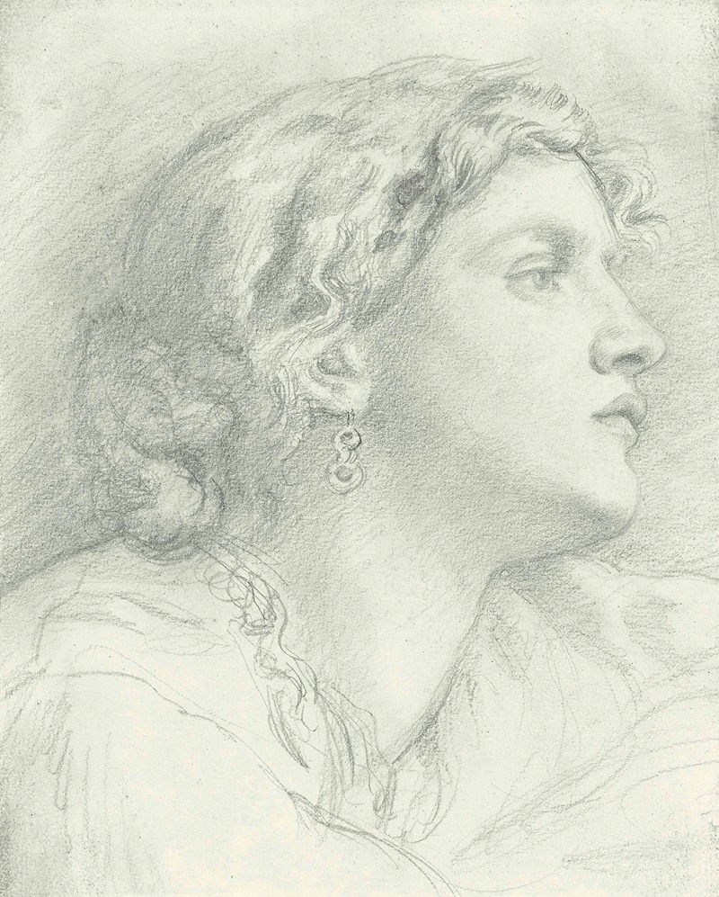 Dante Gabriel Rossetti - Study of Fanny Cornforth