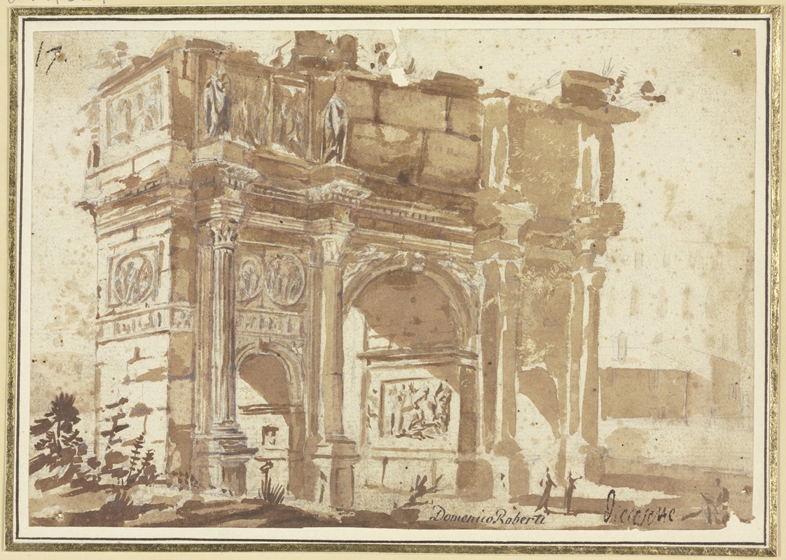 Domenico Roberti - Arch of Constantine in Rome