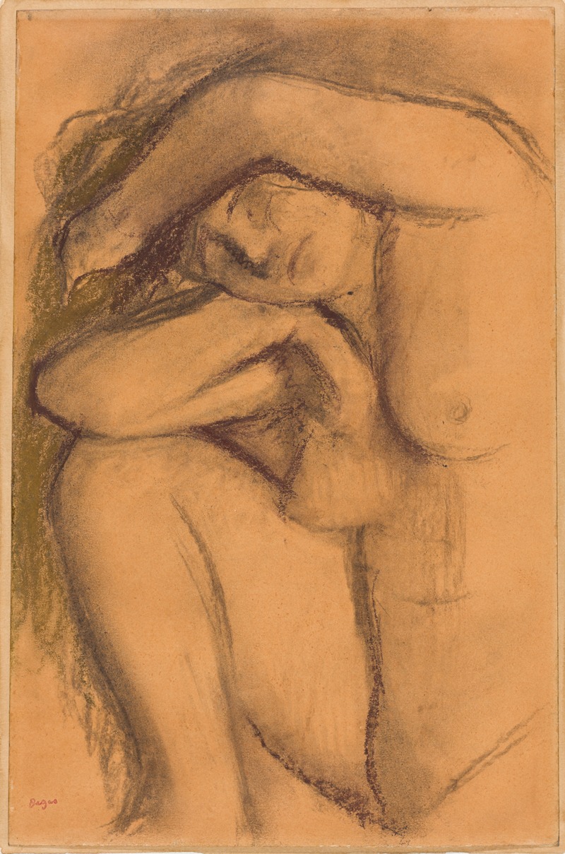 Edgar Degas - Étude de Nu