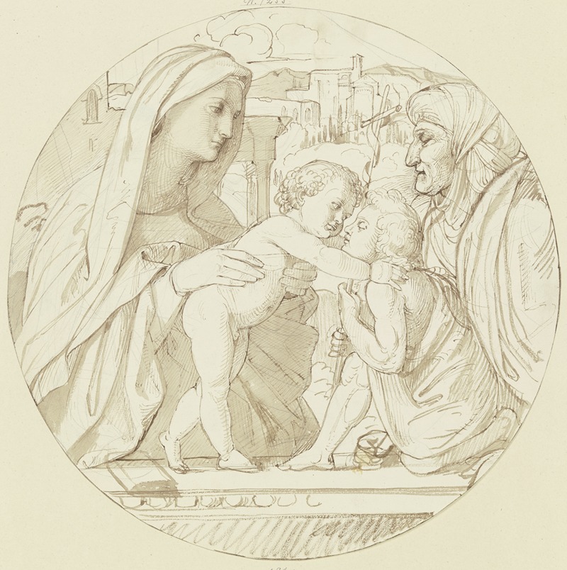 Eduard von Steinle - Madonna mit Elisabeth und dem kleinen Johannes
