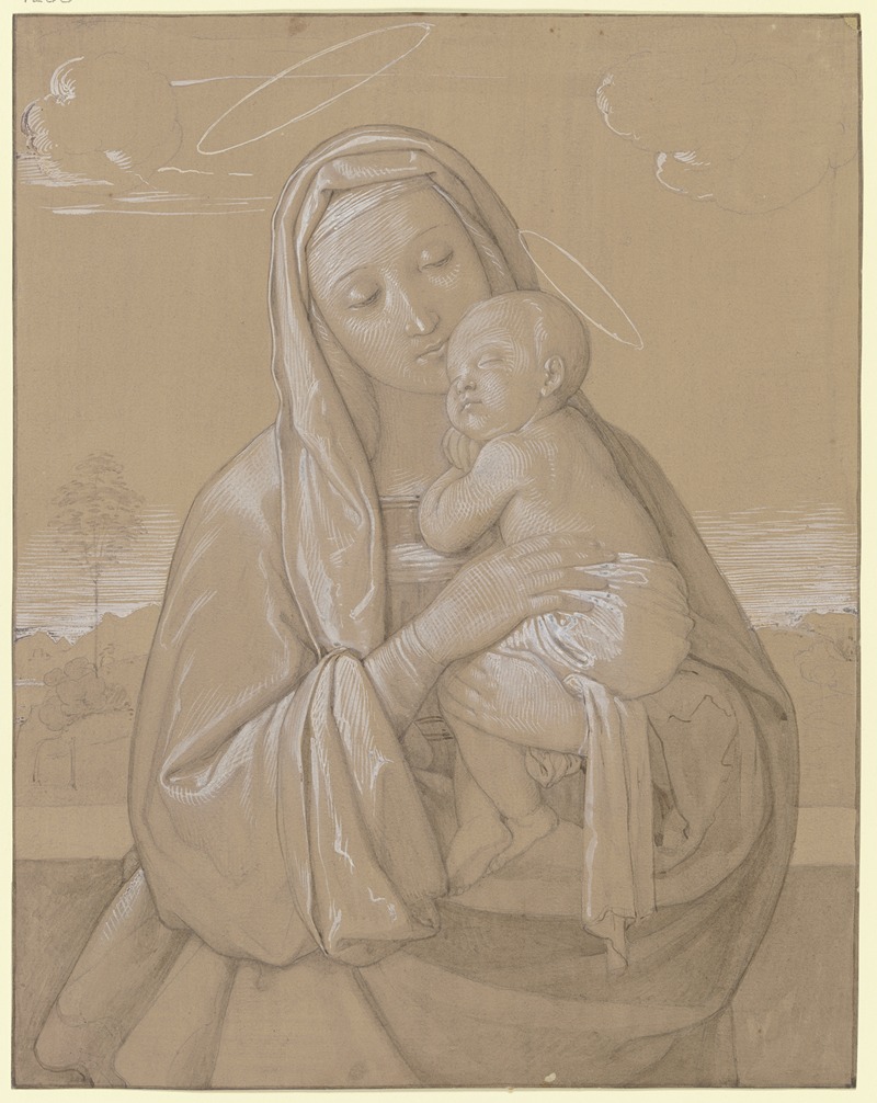 Eduard von Steinle - Madonna with child