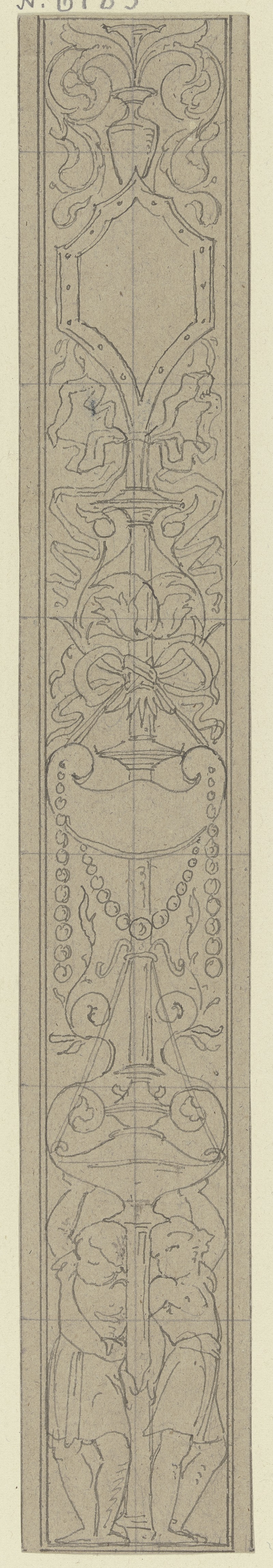 Eduard von Steinle - Ornament zur Einfassung der Veitschen Freskobilder im Städelschen Kunstinstitut