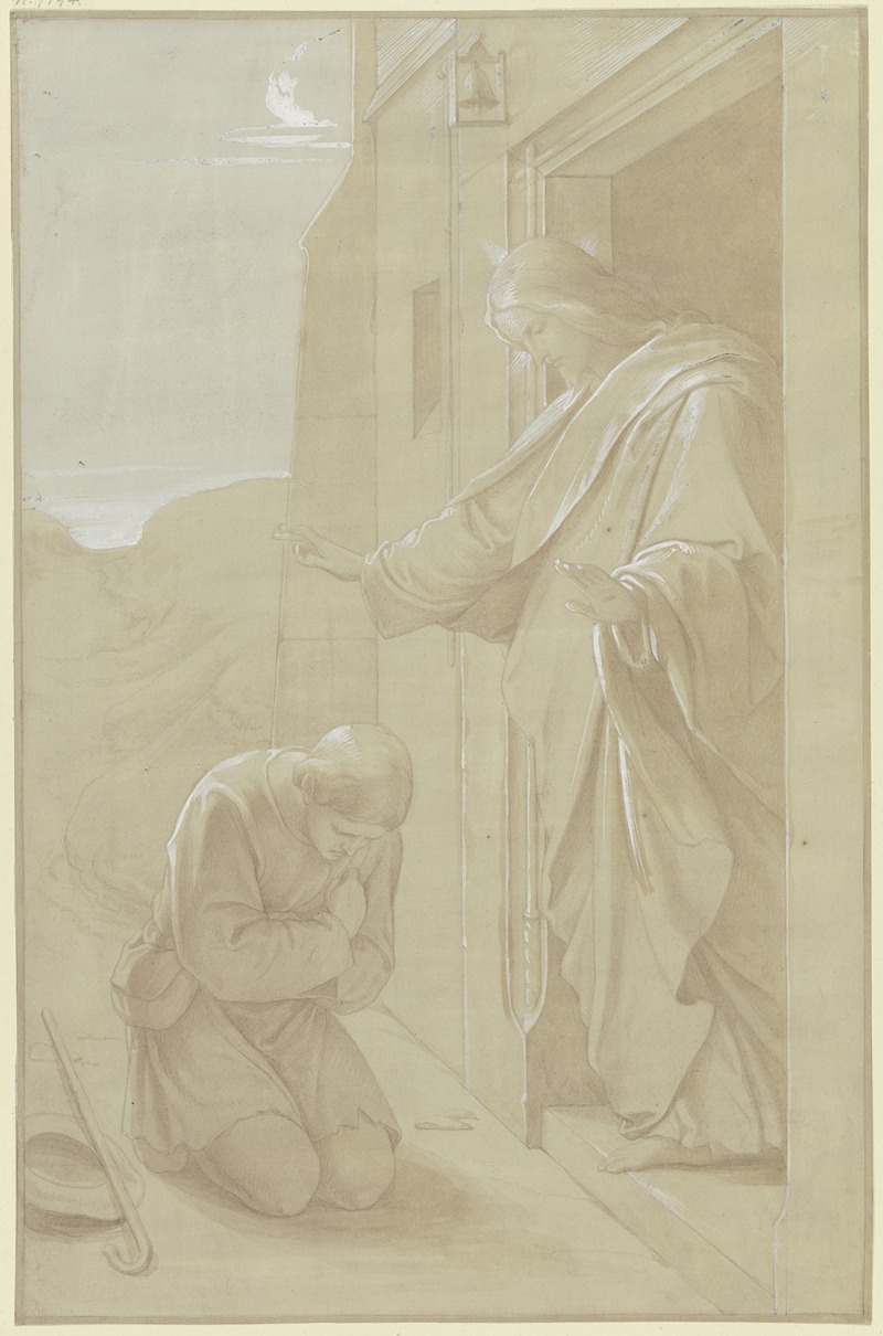 Eduard von Steinle - Rückkehr des verlorenen Sohnes, Christus als Vater