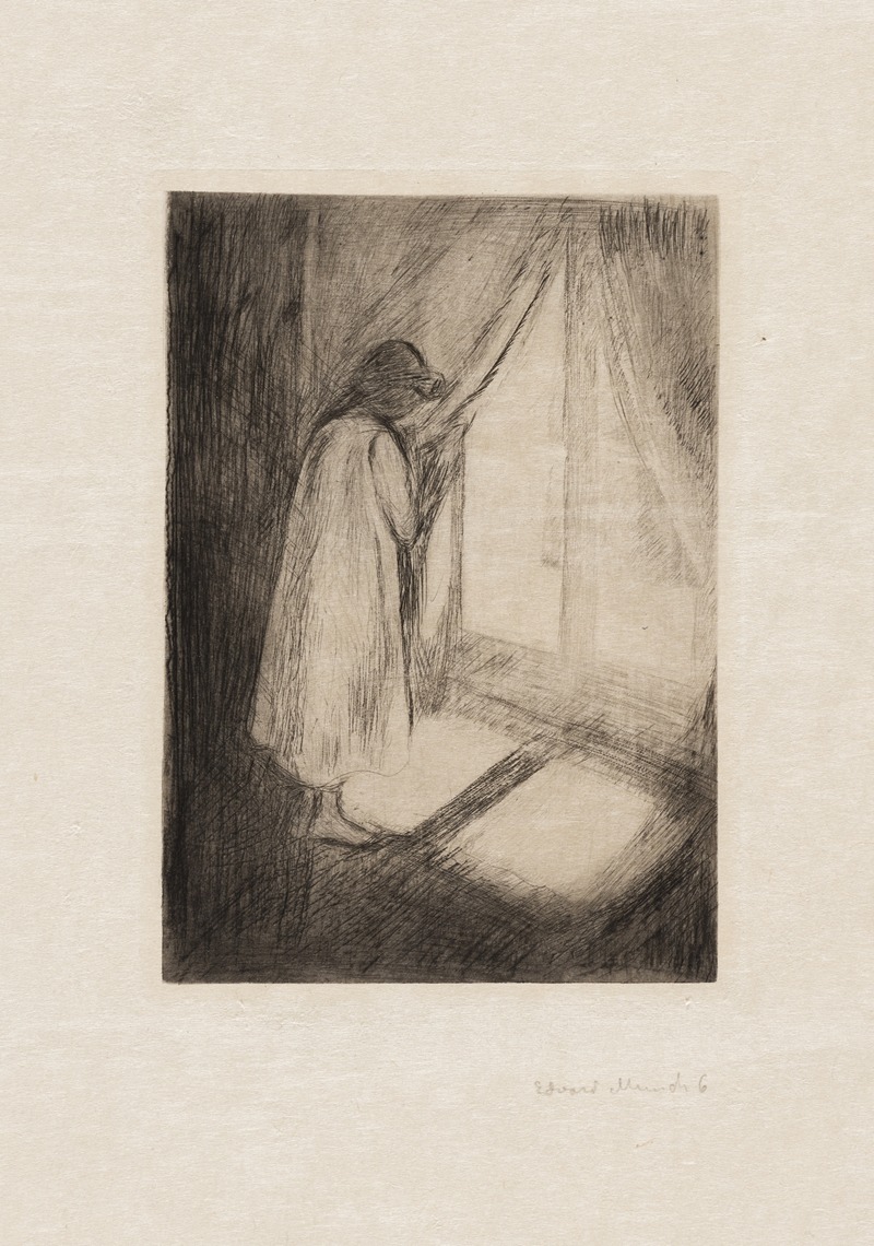 Edvard Munch - The Girl at the Window