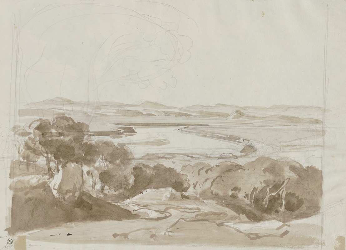 Ernst Fries - Flat landscape
