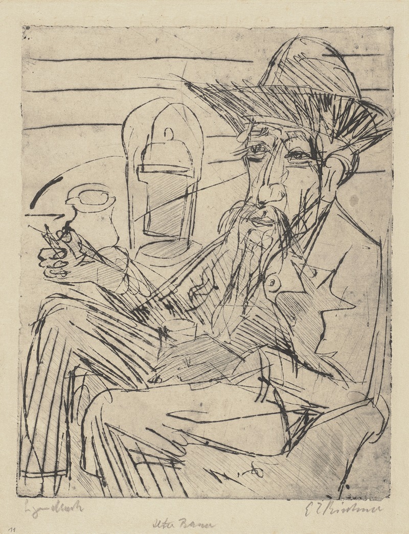 Ernst Ludwig Kirchner - Alter Bauer