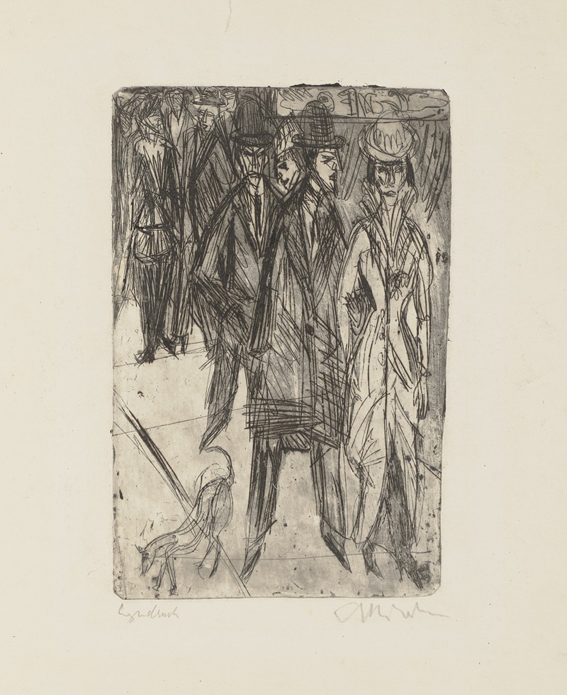 Ernst Ludwig Kirchner - Ansprachen auf der Straße II