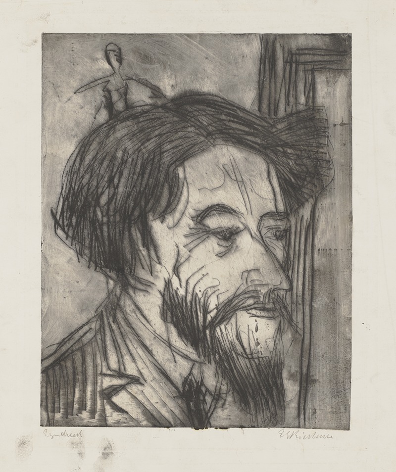 Ernst Ludwig Kirchner - Bildnis Professor Enrico Padua