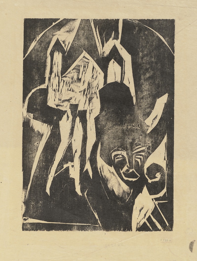 Ernst Ludwig Kirchner - Cocotte on the Street 2