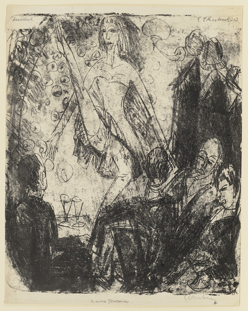 Ernst Ludwig Kirchner - Die weiße Tänzerin