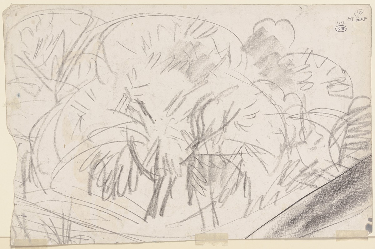 Ernst Ludwig Kirchner - Group of trees