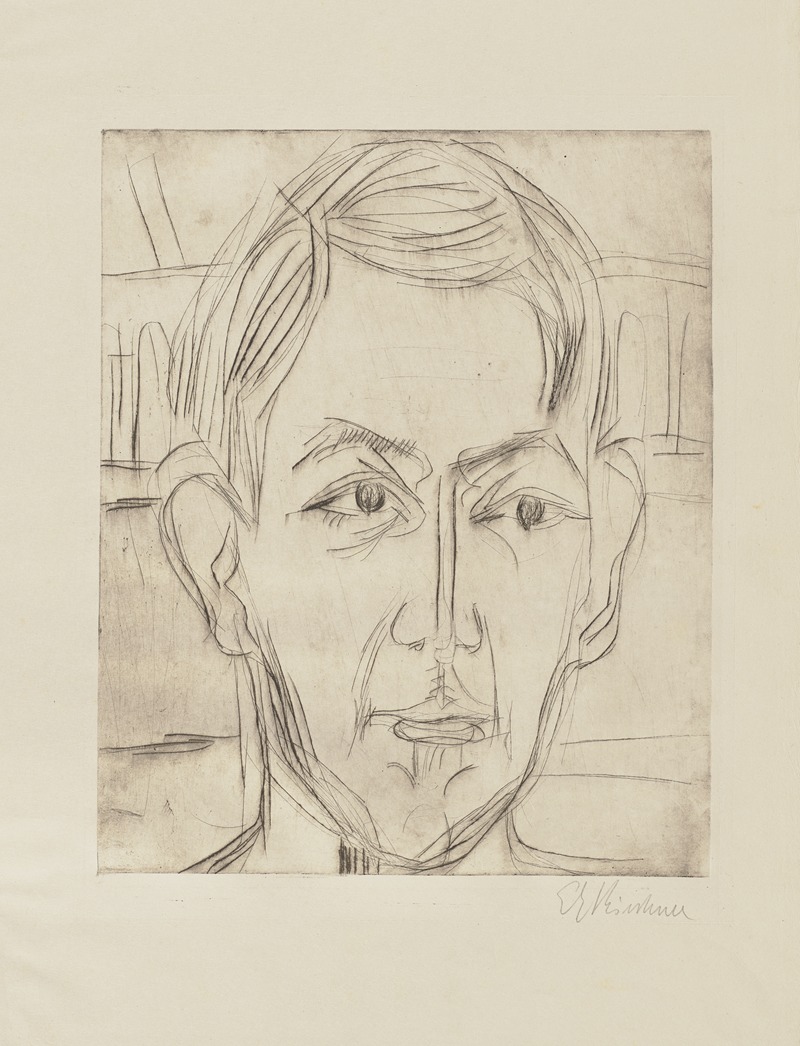 Ernst Ludwig Kirchner - Kopf eines jungen Mannes (Dr. Hans Bütow)