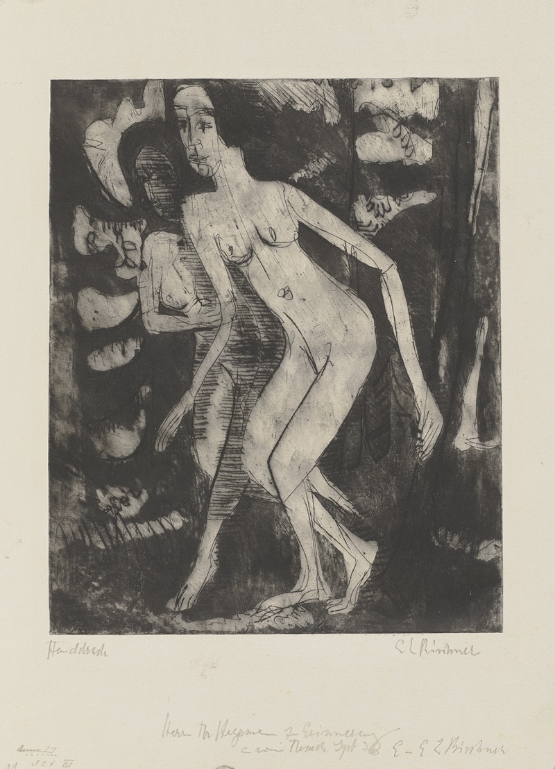 Ernst Ludwig Kirchner - Laufende Mädchen im Walde