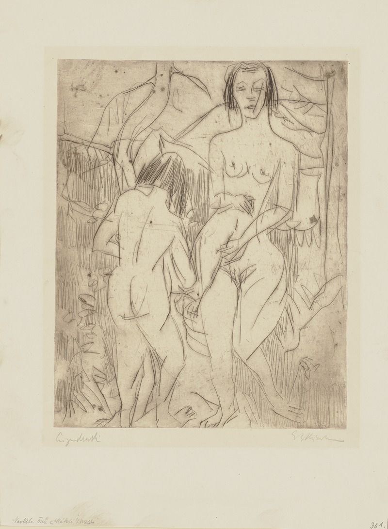 Ernst Ludwig Kirchner - Nackte Mädchen