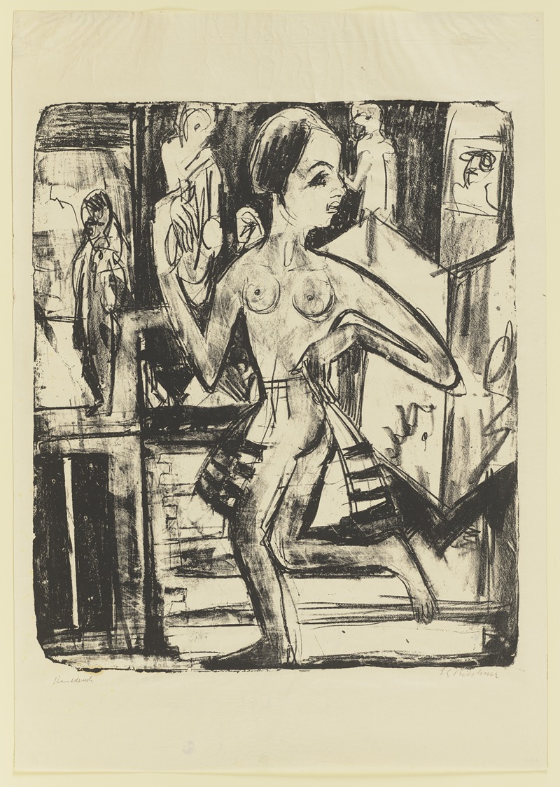 Ernst Ludwig Kirchner - Nackttänzerin