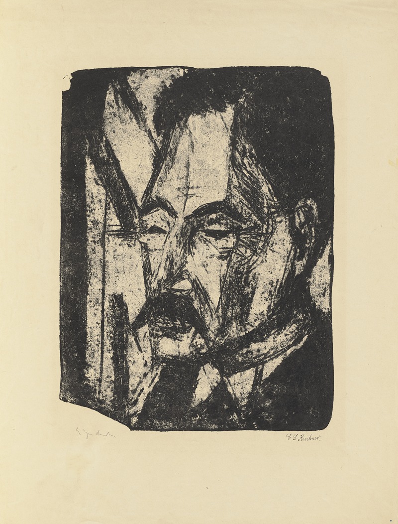 Ernst Ludwig Kirchner - Porträt Dr. Oskar Kohnstamm