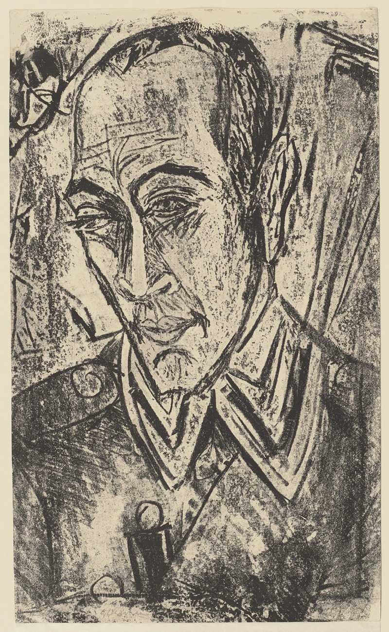 Ernst Ludwig Kirchner - Porträt Hugo Biallowons