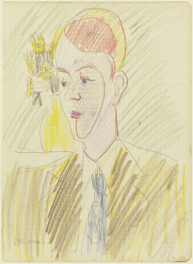 Ernst Ludwig Kirchner - Red-haired young man