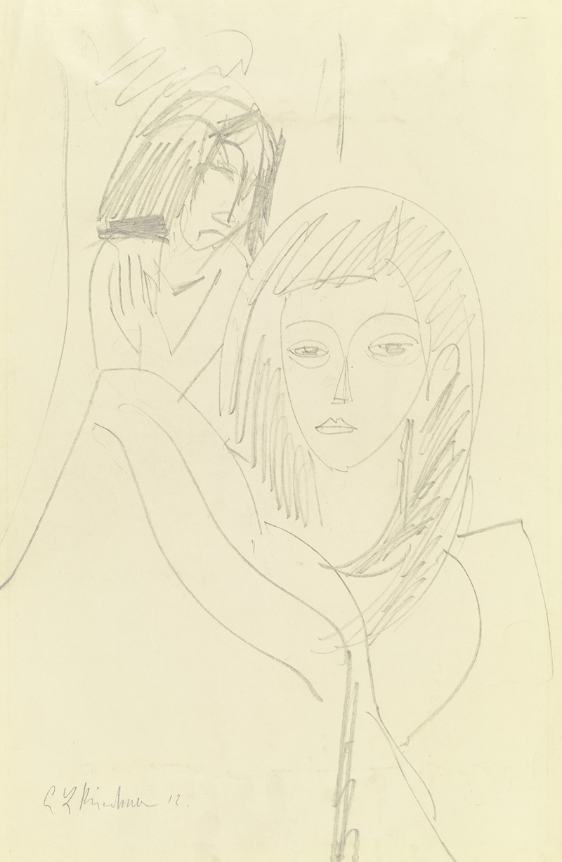 Ernst Ludwig Kirchner - Two girls