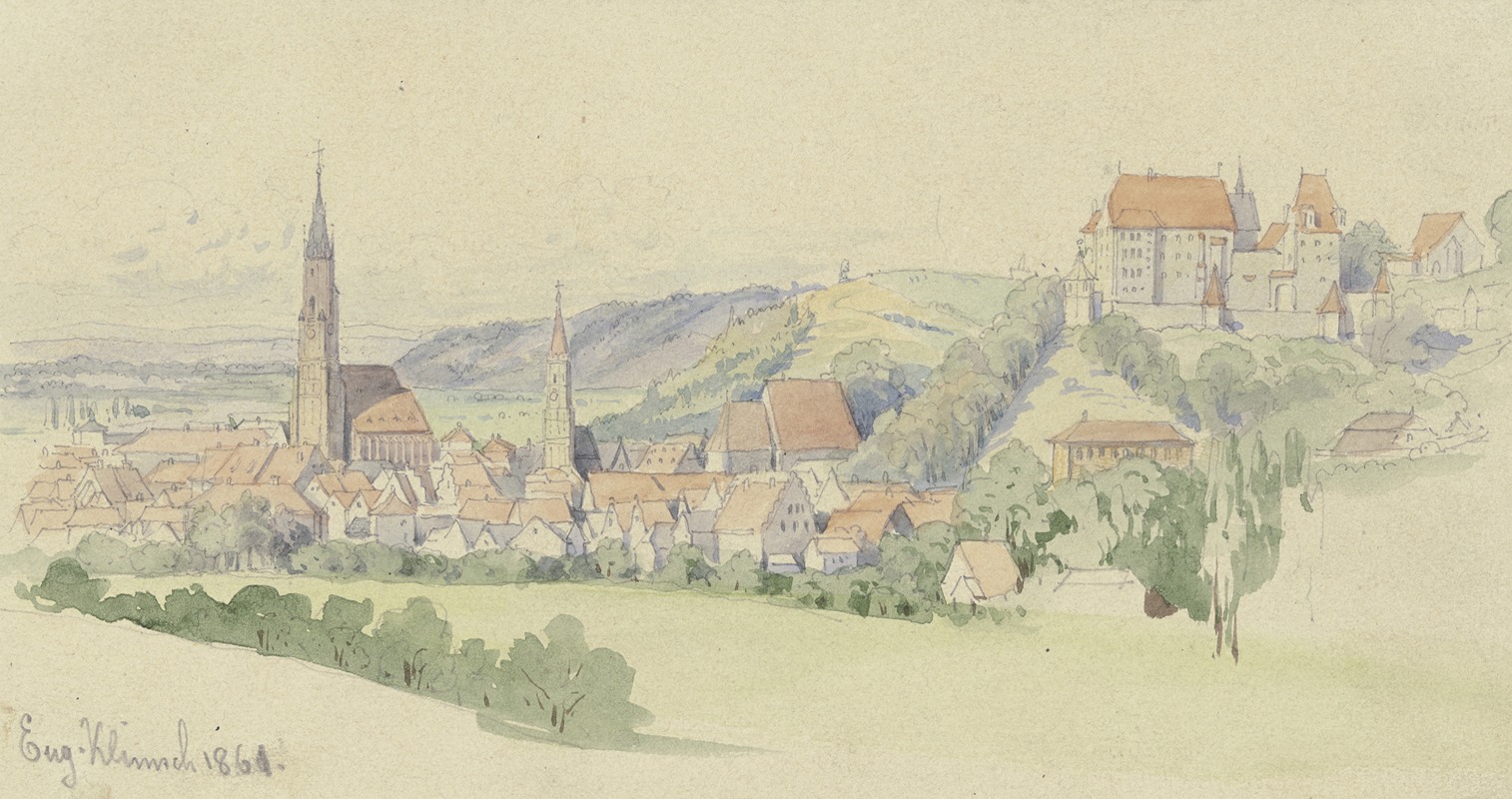 Eugen Klimsch - View of Landshut