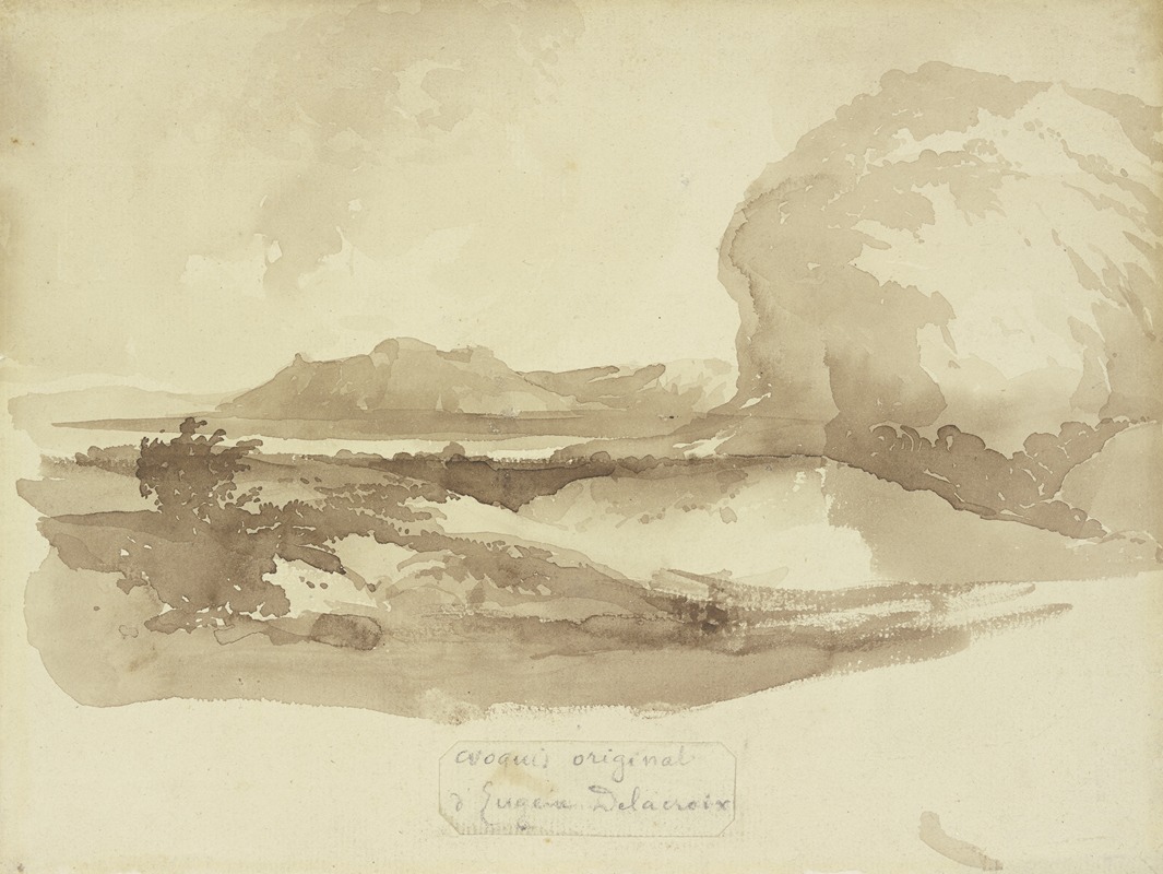 Eugène Delacroix - Landscape