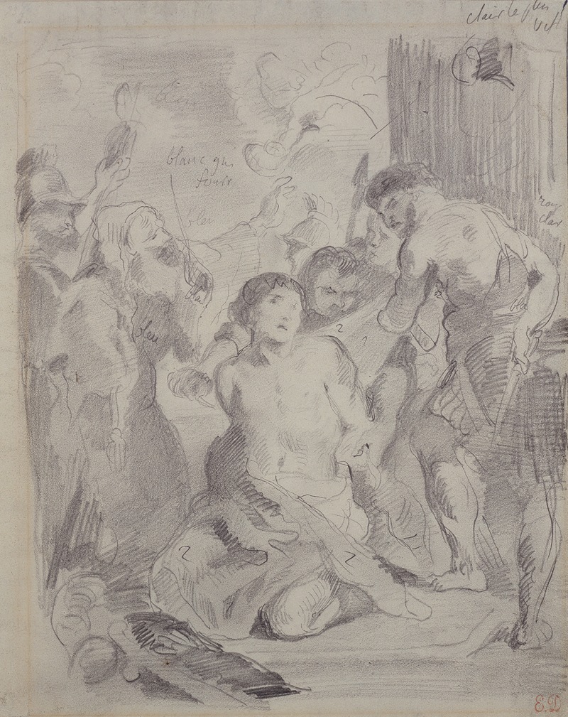 Eugène Delacroix - Martyrium des Heiligen Georg