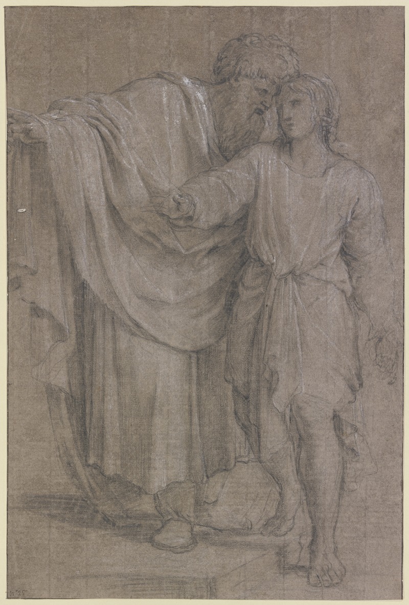 Eustache Le Sueur - Jakob mit seinem Sohn Joseph