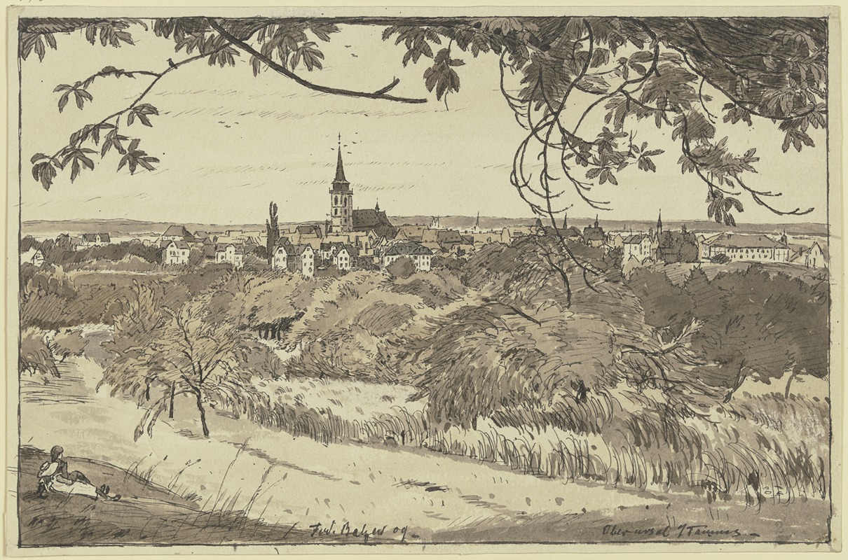 Ferdinand Balzer - View on Oberursel