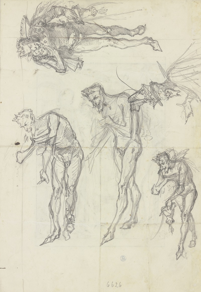 Ferdinand Fellner - Studies of Mephistopheles