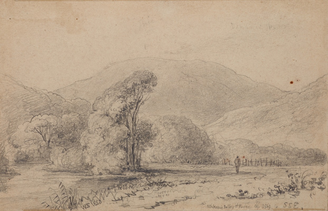 William Swainson - Waikanae Valley and river