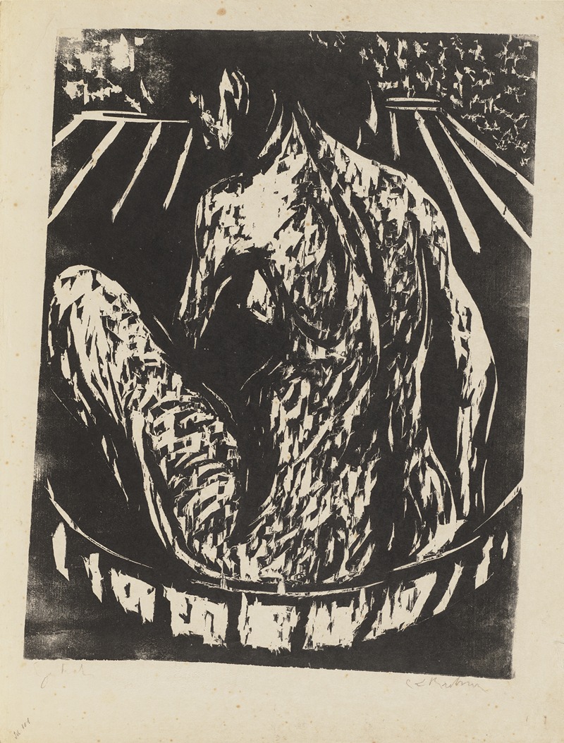 Ernst Ludwig Kirchner - Female Nude