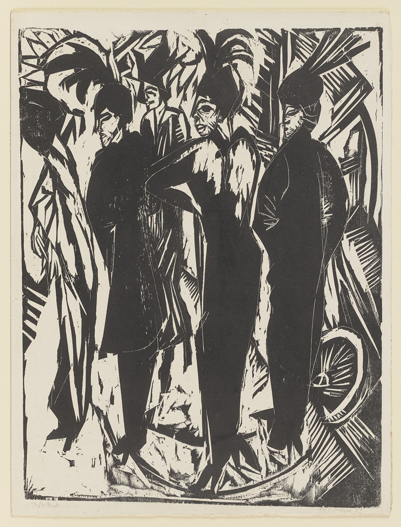Ernst Ludwig Kirchner - Five Cocottes
