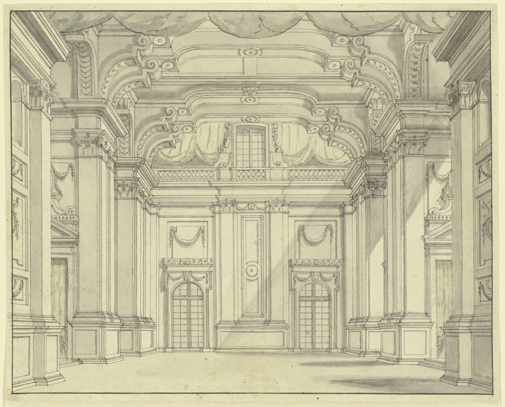 Ferdinando Galli Bibiena - Rococo room