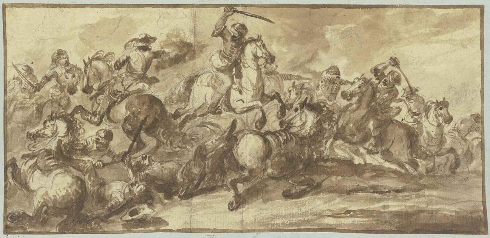 Francesco Simonini - Riders’ battle with the Turks