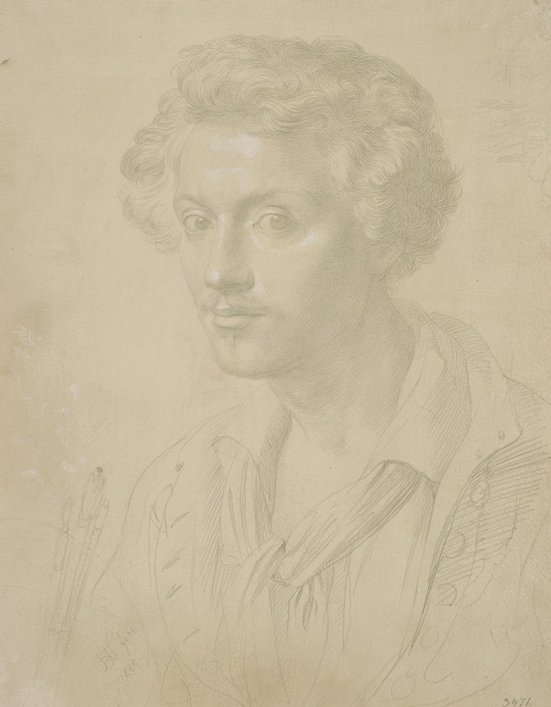Friedrich von Nerly - Self-portrait