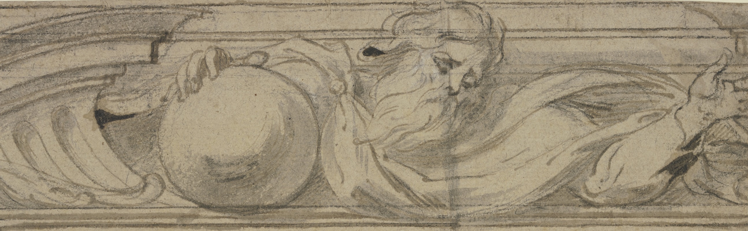 Gaspar de Crayer - Die Darstellung Gottvaters auf einem Sprenggiebel