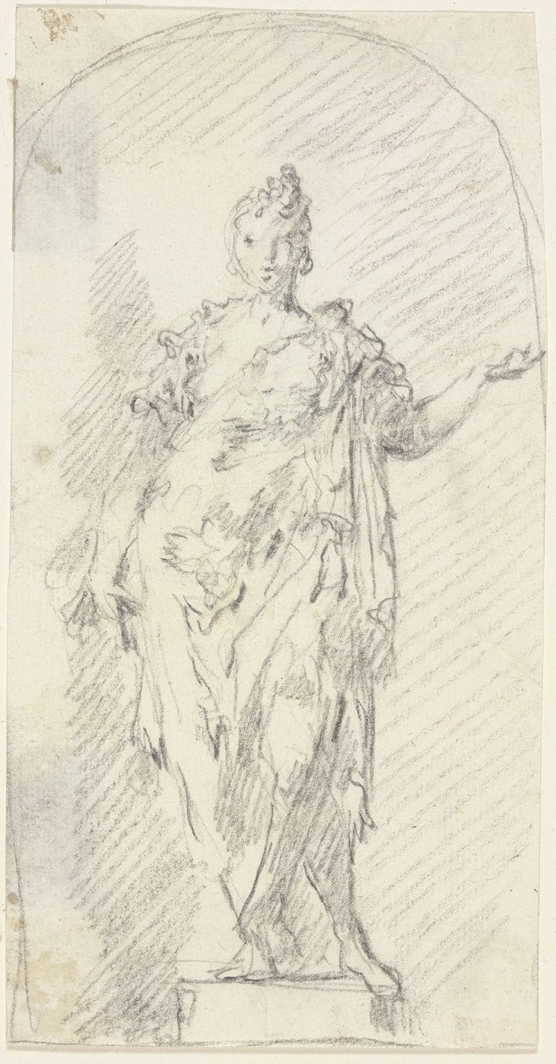 Gaspare Diziani - Allegorical female figure
