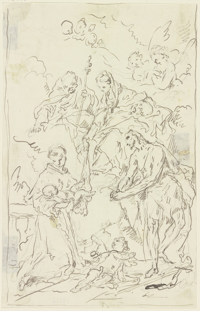 Gaspare Diziani - Madonna mit den Heiligen Joseph, Antonius von Padua und Johannes dem Täufer