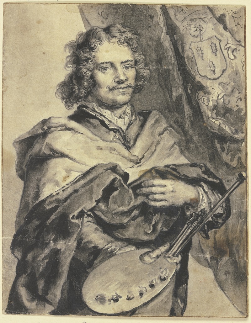 Gerard Hoet - Porträt des Malers Hendrick ter Brugghen