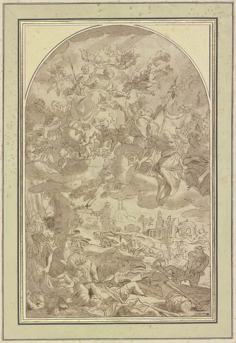 Giacomo Farelli - Die große Pest zu Neapel im Jahre 1656