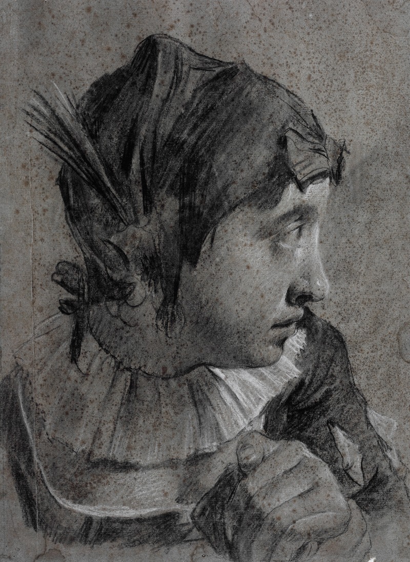 Giovanni Battista Piazzetta - Kopf eines jungen Mädchens